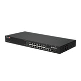 Edimax GS-5216PLC netværksswitch Administreret Gigabit Ethernet (10/100/1000) Strøm over Ethernet (PoE) Sort