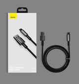 Baseus Tungsten 1 m Sort