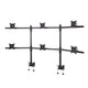 Edbak SV16 skærmbeslag og -stativer 68,6 cm (27") Skrivebord Sort