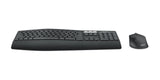 Logitech 920-008219 tastatur Mus inkluderet Hjem RF trådløs + Bluetooth QWERTY Engelsk Sort