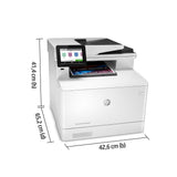 HP Color LaserJet Pro MFP M479fnw, Udskriv, kopiér, scan, fax, og send e-mail, Scan til e-mail/PDF; 50-arks ukrøllet ADF