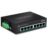 Trendnet TI-PE80 netværksswitch Ikke administreret Fast Ethernet (10/100) Strøm over Ethernet (PoE) Sort