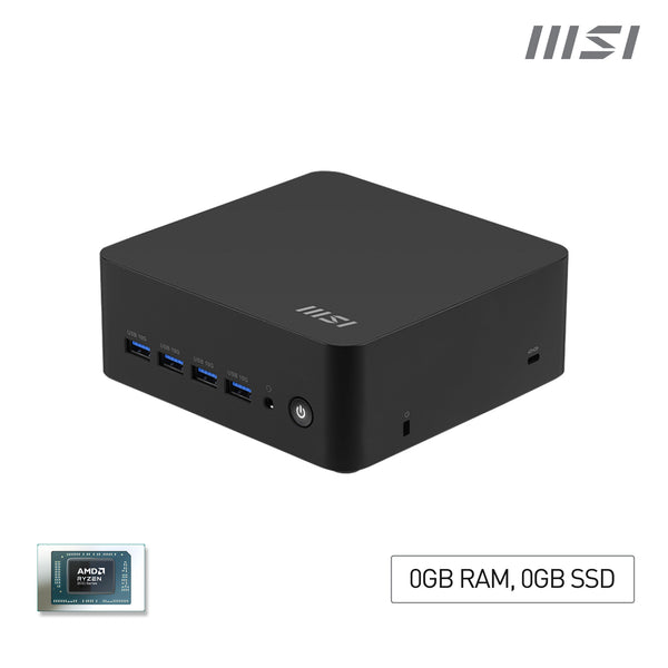 MSI Cubi Z AI 8M-004BEU USFF Sort 8945HS AMD SoC 5,2 GHz Indbyggede højttaler(e)