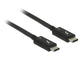 DeLOCK 84847 USB-kabel USB 3.2 Gen 2 (3.1 Gen 2) 2 m USB C 20 Gbit/sek. Sort