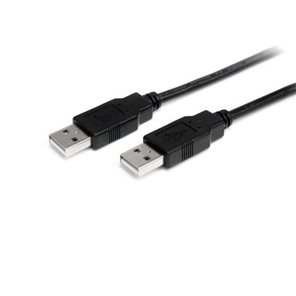 StarTech.com 1.0m USB 2.0 A-A USB-kabel 2 m USB A 0,48 Gbit/sek. Sort