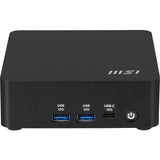 MSI Cubi NUC AI 1UMG-007EU Intel Core Ultra 5 125H 8 GB DDR5-SDRAM 512 GB SSD Windows 11 Home Mini PC Sort