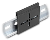 DeLOCK 67143 monteringssæt Sort Aluminium