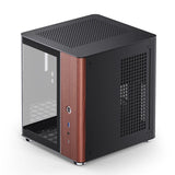 Jonsbo TK-0 BLACK computeretui Sort, Træ