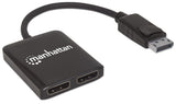 Manhattan 207768 video-splitter DisplayPort 2x DisplayPort