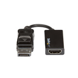 StarTech.com DP2HD4K60S videokabel adapter 0,215 m DisplayPort HDMI Sort