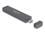 DeLOCK 42021 drevkabinet SSD kabinet Grå M.2