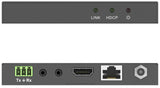 PureTools PT-HDBT-702-TX AV forlænger AV sender Sort
