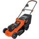Black & Decker LM2000-QS plæneklipper Manuel plæneklipper Vekselstrøm Sort, Orange