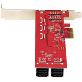 StarTech.com 10P6G-PCIE-SATA-CARD interface-kort/adapter Intern