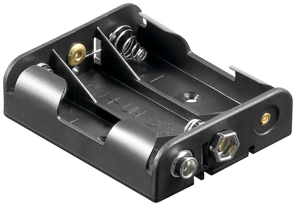 Goobay 11984 batteriholder og tryklås 3 AA