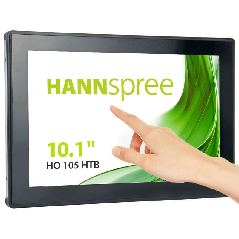 Hannspree Open Frame HO 105 HTB Digital fladpaneldisplay 25,6 cm (10.1") LCD 350 cd/m² HD Sort Berøringsskærm