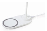 Gembird TA-WPC10-LED-01-W oplader til mobil enhed Smartphone Hvid DC Trådløs opladning Indendørs