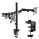 Maclean MC-884 skærmbeslag og -stativer 81,3 cm (32") Skrivebord Sort
