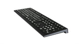 Logickeyboard LKB-LPWB-A2PC-DE tastatur Universel USB QWERTZ Tysk Sort