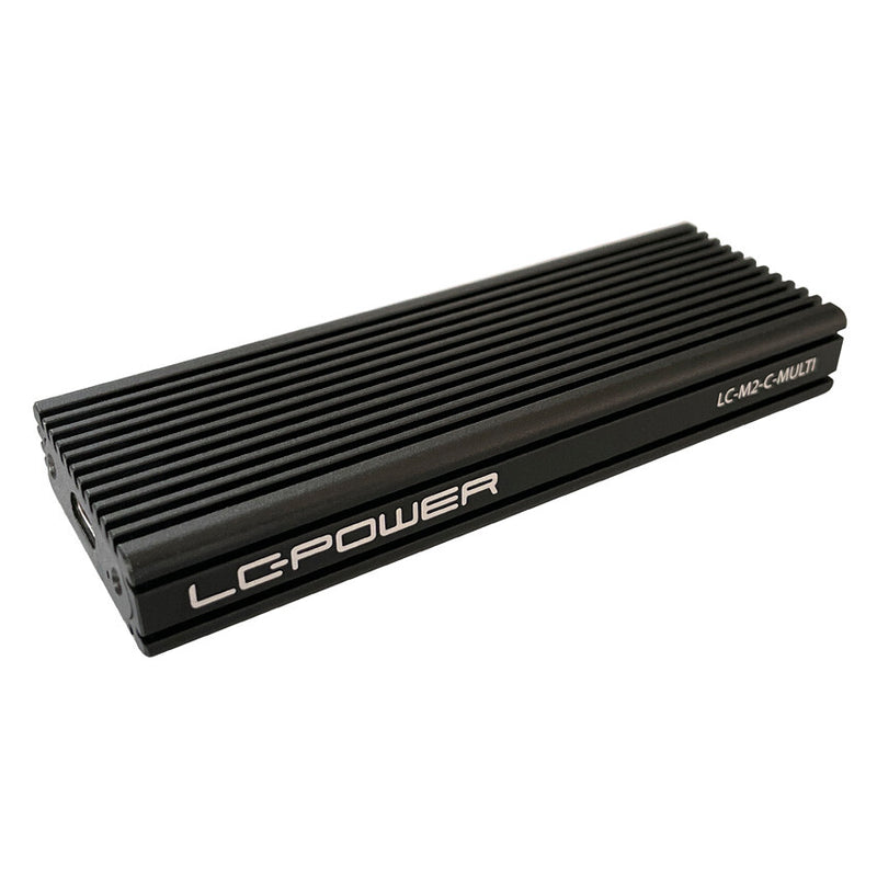 LC-Power LC-M2-C-MULTI drevkabinet SSD kabinet Sort M.2
