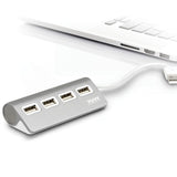 Port Designs 900120 interface hub USB 2.0 480 Mbit/s Grå, Hvid