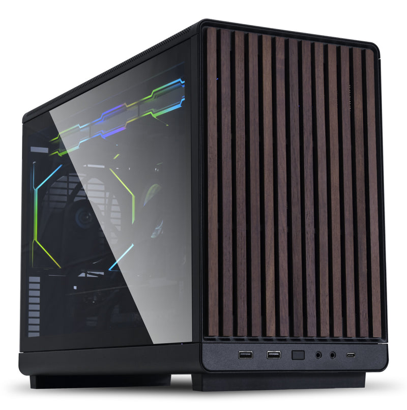 Lian Li A3-mATX Micro Tower Sort, Træ