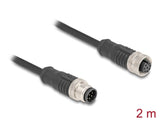 DeLOCK 80804 netværkskabel Sort 2 m Cat5e S/FTP (S-STP)