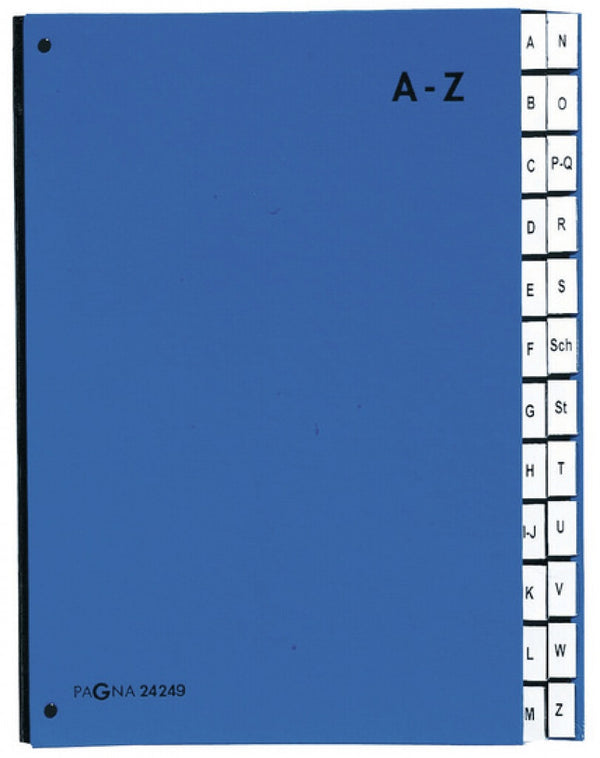 Pagna 24249-02 opdeler til bog Blå Pap A4