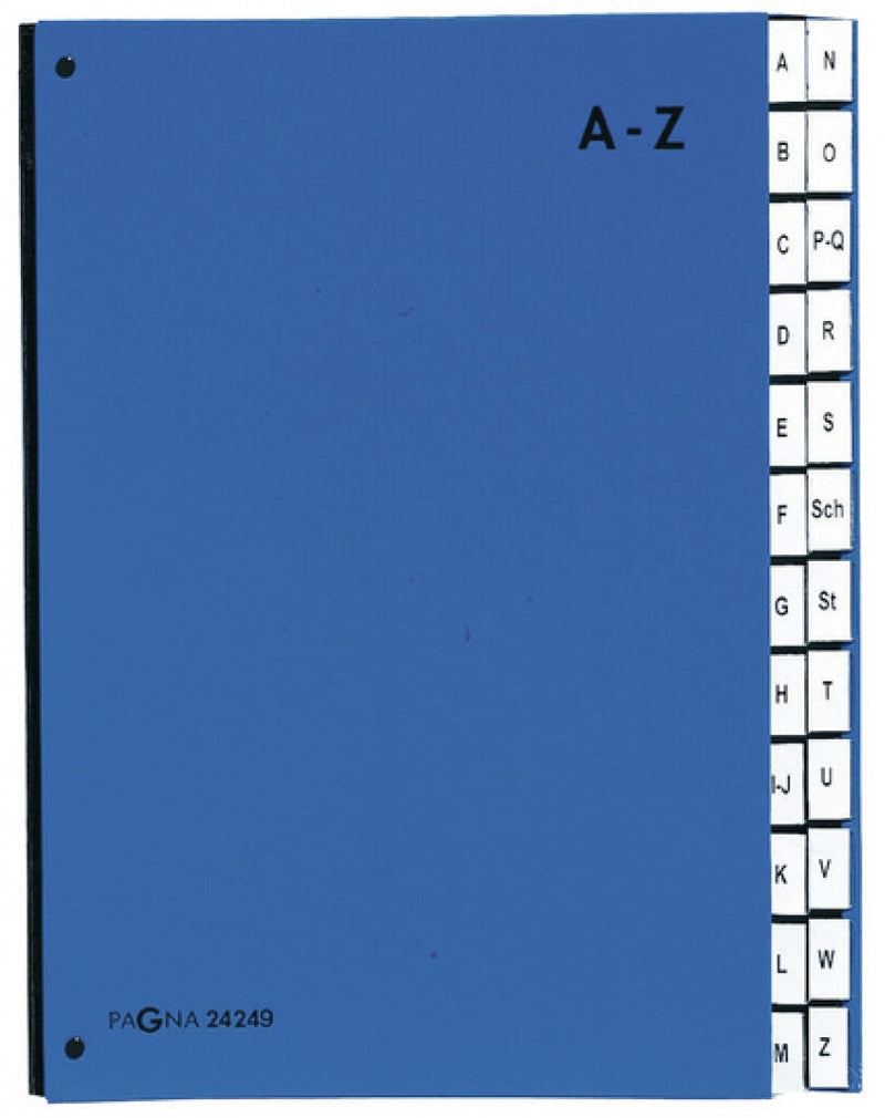 Pagna 24249-02 opdeler til bog Blå Pap A4