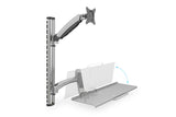Digitus DA-90354 skærmbeslag og -stativer 68,6 cm (27") Væg Sølv