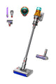 Dyson V12 Submarine 3-i-1-stavstøvsuger Batteri Tør&våd HEPA Poseløs 0,35 L Nikkel, Gul