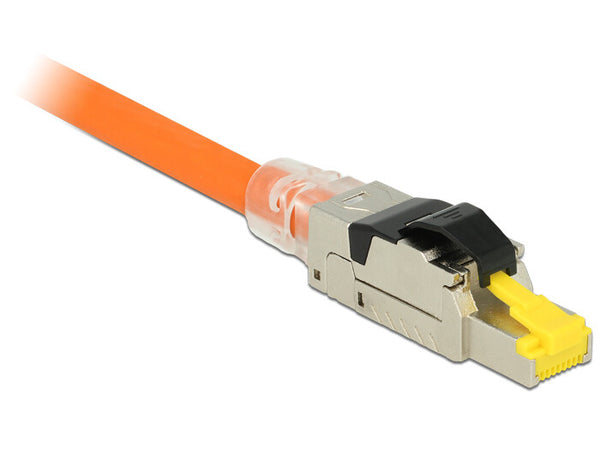 DeLOCK 86285 kabelsamler RJ45 Sort, Sølv, Transparent, Gul