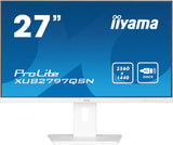iiyama G-MASTER XUB2797QSN-W2 computerskærm 68,6 cm (27") 2560 x 1440 pixel Quad HD LED Hvid