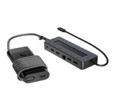 HP Universal USB-C-hub og bærbar oplader-kombination