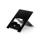 R-Go Tools Laptopstativ R-Go Riser Flexible, ergonomisk, justerbar og sammenklappelig laptop-forhøjer, HYLITE®-aluminium, sort