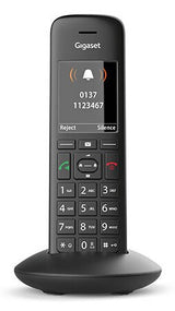 Gigaset C570HX Analog/DECT-telefon Nummervisning Sort