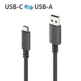 PureLink PI6100-018 USB-kabel USB 3.2 Gen 2 (3.1 Gen 2) 1,8 m USB A USB C 5 Gbit/sek. Sort