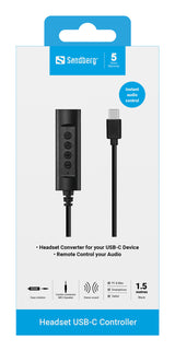 Sandberg 136-73 tilbehør til hovedtelefon/headset Controller