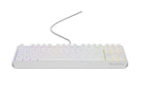 GENESIS Thor 230 TKL White Outemu Brown tastatur Spil USB + RF Wireless + Bluetooth QWERTY Hvid
