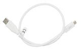 Deltaco USBC-1008M USB-kabel USB 2.0 0,5 m Hvid
