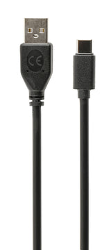 Gembird CCP-USB2-AMCM-10 USB-kabel USB 2.0 3 m USB A USB C 0,48 Gbit/sek. Sort
