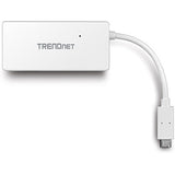 Trendnet TUC-H4E interface hub USB 3.2 Gen 1 (3.1 Gen 1) Type-C 5000 Mbit/s Hvid