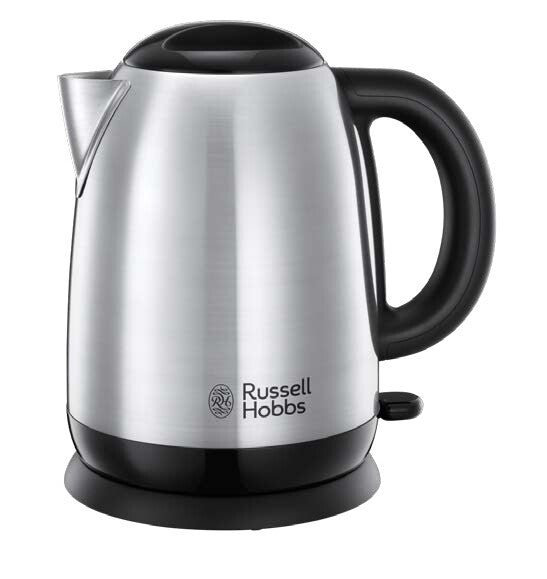 Russell Hobbs Adventure elkedel 1,7 L 2400 W Sort, Sølv