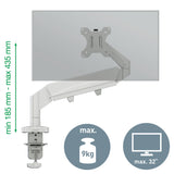 Leitz Ergo pladsbesparende single monitor arm