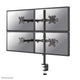 Neomounts FPMA-D550D4BLACK skærmbeslag og -stativer 81,3 cm (32") Skrivebord Sort