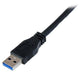 StarTech.com USB3CAUB1M USB-kabel USB 3.2 Gen 1 (3.1 Gen 1) 1 m USB A Micro-USB B 5 Gbit/sek. Sort