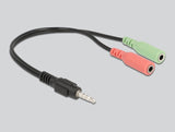 DeLOCK 66640 mikrofon Sort Pc-mikrofon
