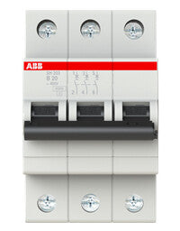 ABB SH203-B20 kredsløbsafbryder Miniature strømafbryder 3