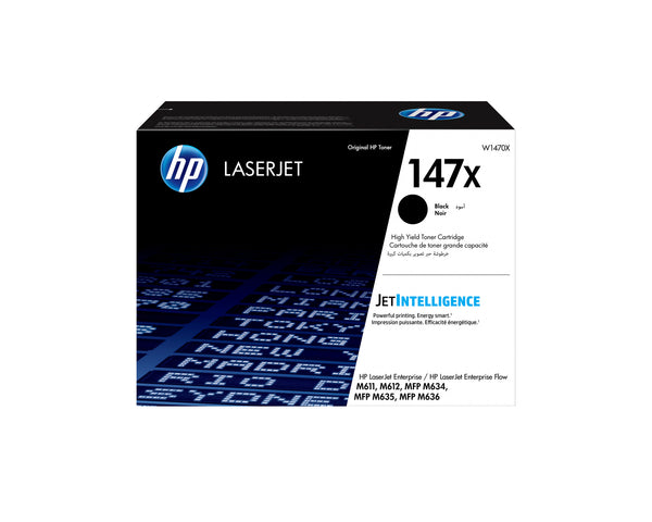 HP LaserJet 147X sort Original -tonerpatron med høj ydeevne