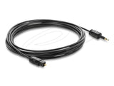 DeLOCK 90922 lydkabel 5 m Toslink Mini-TOSLINK Sort